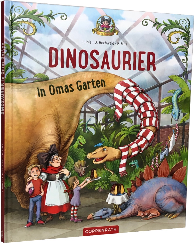 Dinosaurier in Omas Garten