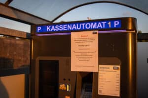 Kassenautomat Parkplatz