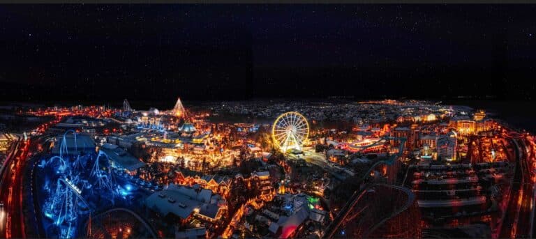 Europa Park bei Nacht