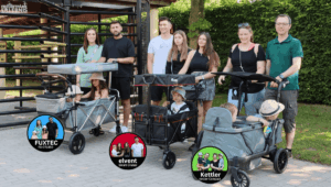 Der Bollerwagen Test 2023 im Irrland – Kettler, Fuxtec, elvent
