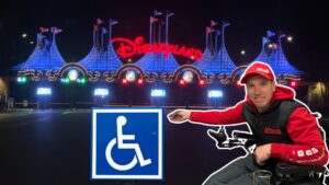 Parken am Disneyland Paris für Rollstuhlfahrer / Menschen mit Behinderung