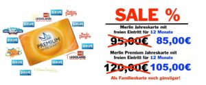 Merlin Jahreskarte Frühling Sale 2018