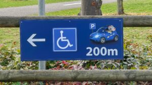 Parken für Menschen mit Behinderung am Europa-Park