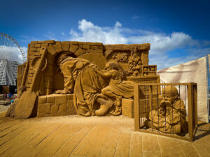 Sandfigurenfestival 2023 in Middelkerke (Belgien)